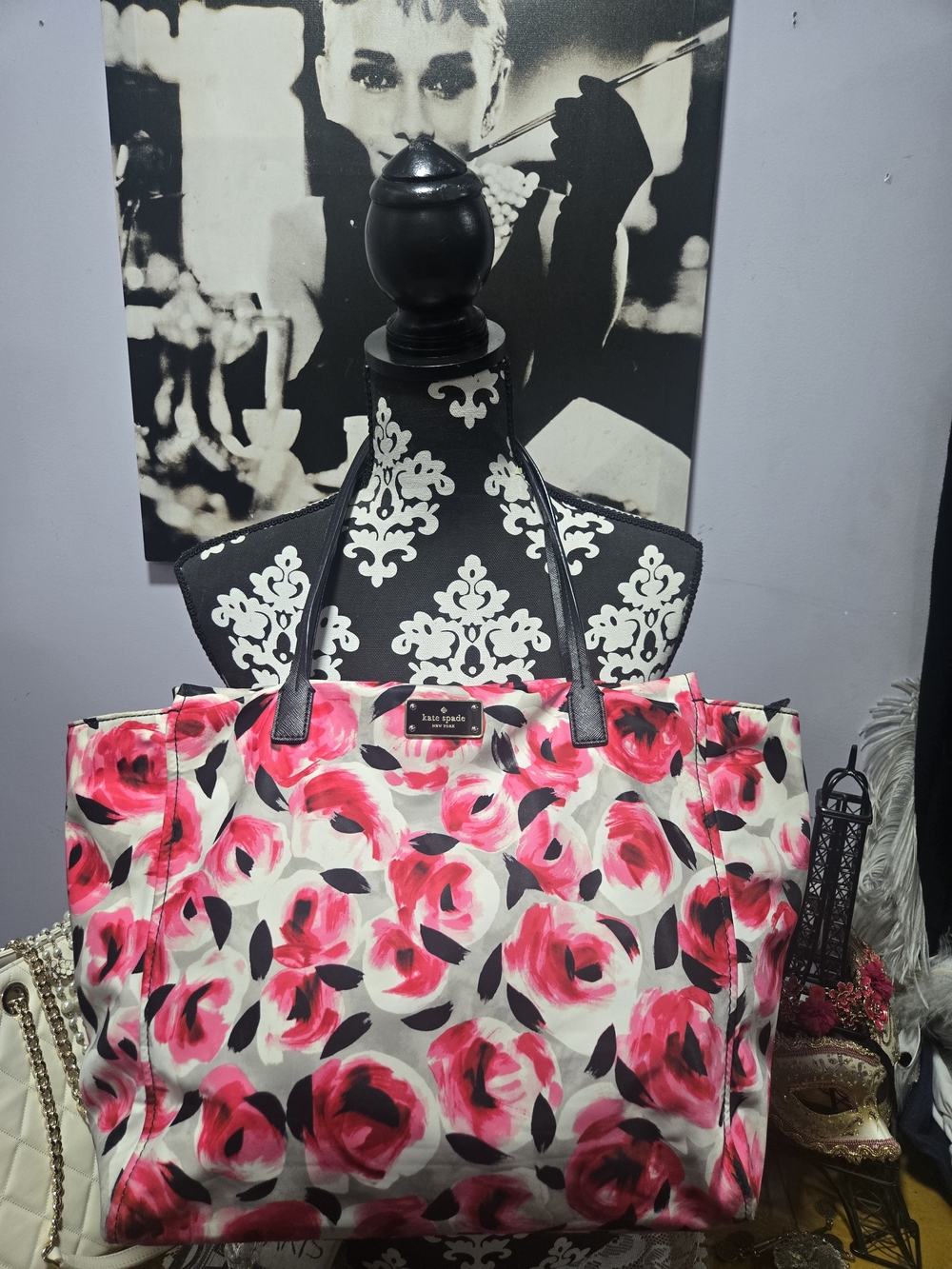 kate spade Floral Pink Tote Bag